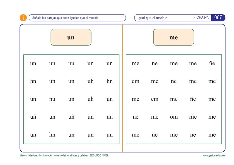 Página de muestra del cuaderno