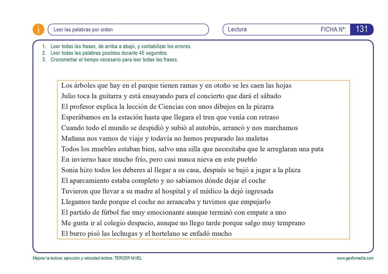 Página de muestra del cuaderno