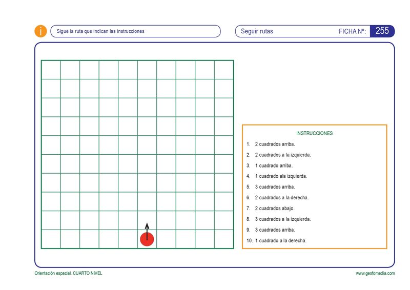 Página de muestra del cuaderno