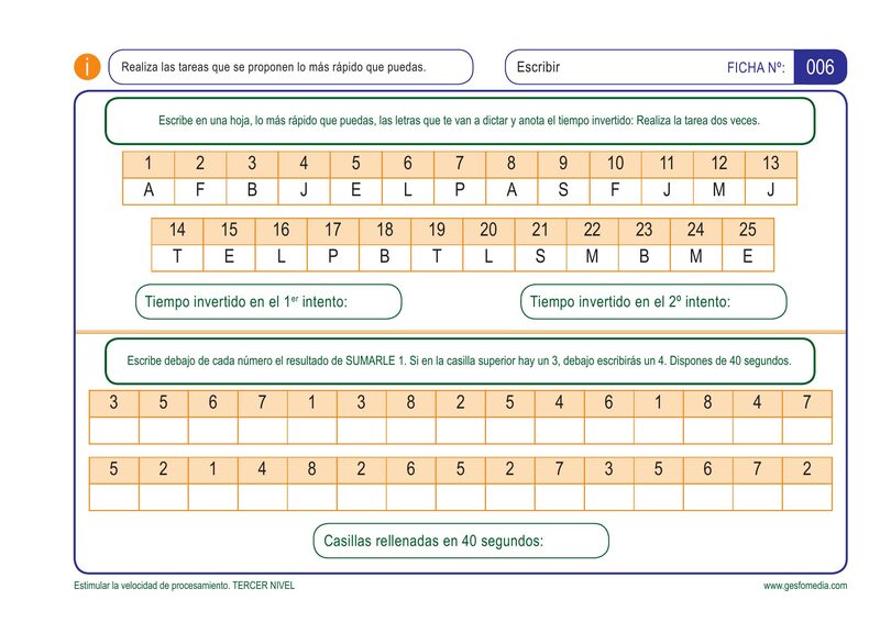 Página de muestra del cuaderno