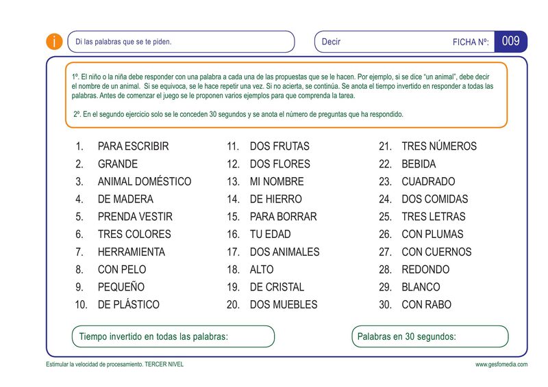Página de muestra del cuaderno
