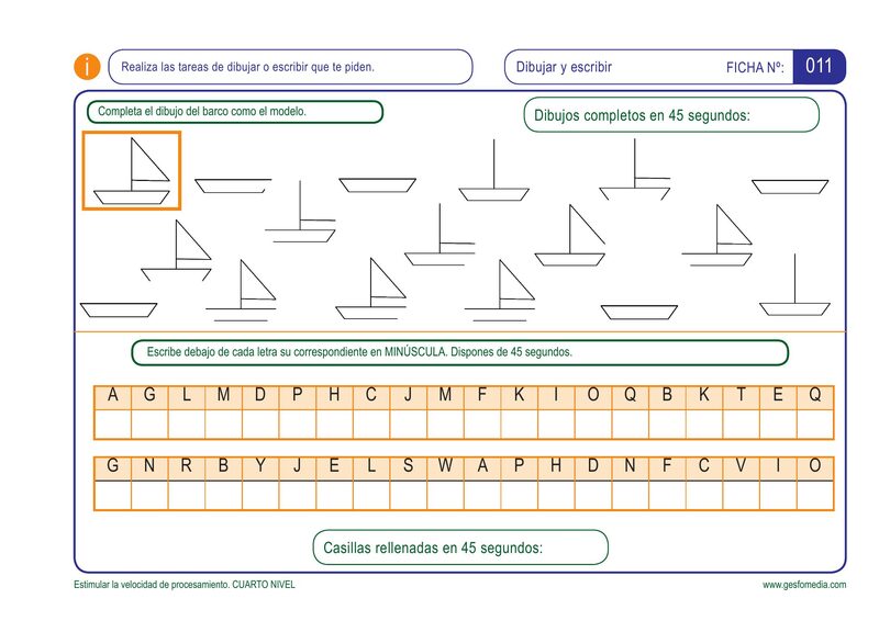 Página de muestra del cuaderno
