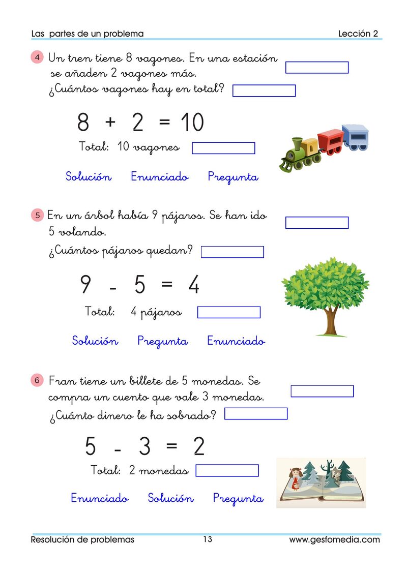 Página de muestra del cuaderno