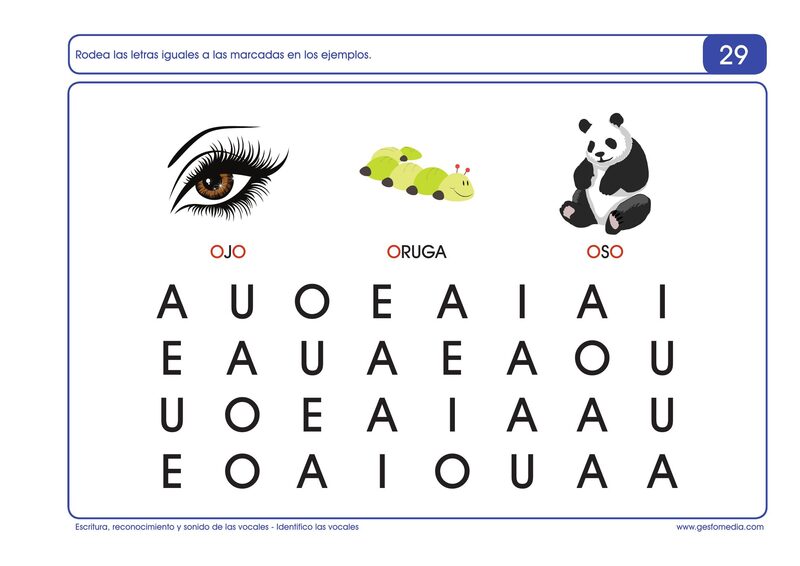 Página de muestra del cuaderno