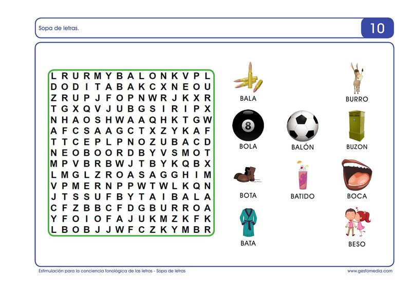 Página de muestra del cuaderno
