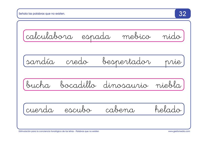 Página de muestra del cuaderno