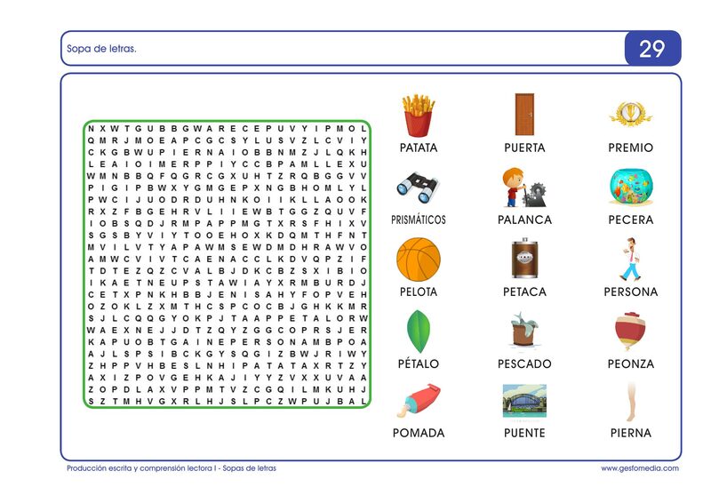 Página de muestra del cuaderno