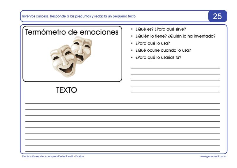 Página de muestra del cuaderno