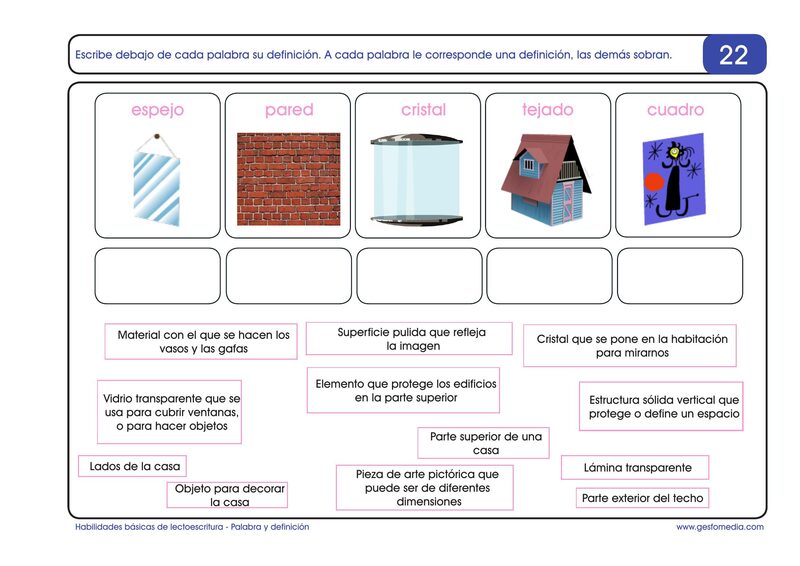 Página de muestra del cuaderno