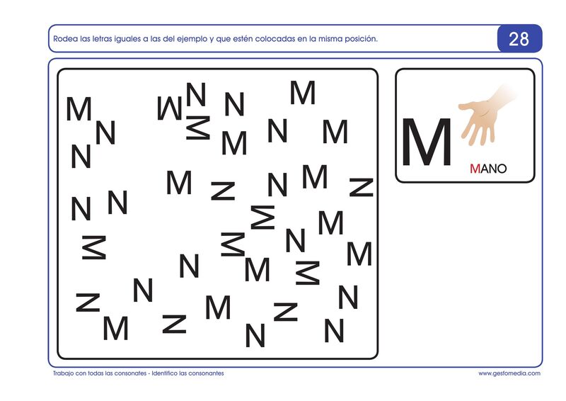 Página de muestra del cuaderno