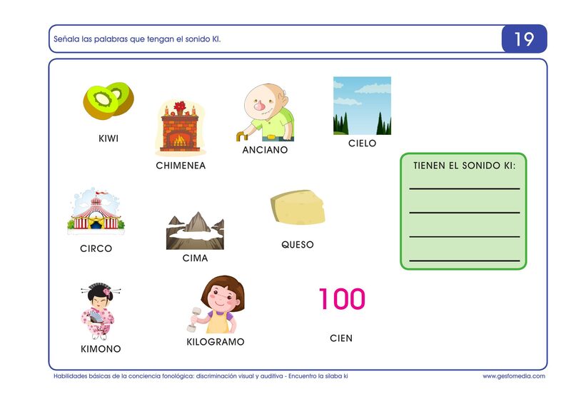 Página de muestra del cuaderno