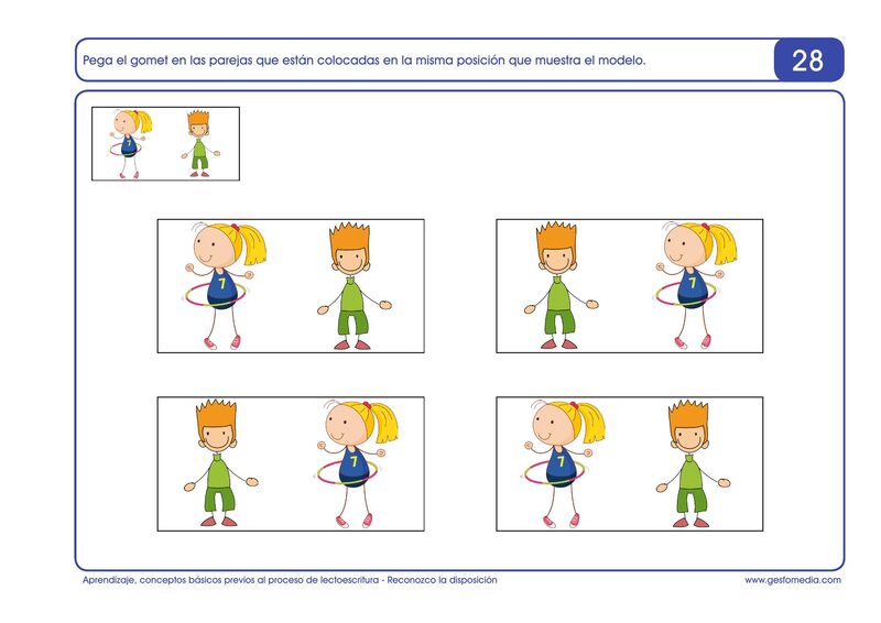 Página de muestra del cuaderno