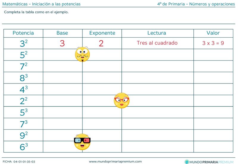 Página de muestra del cuaderno