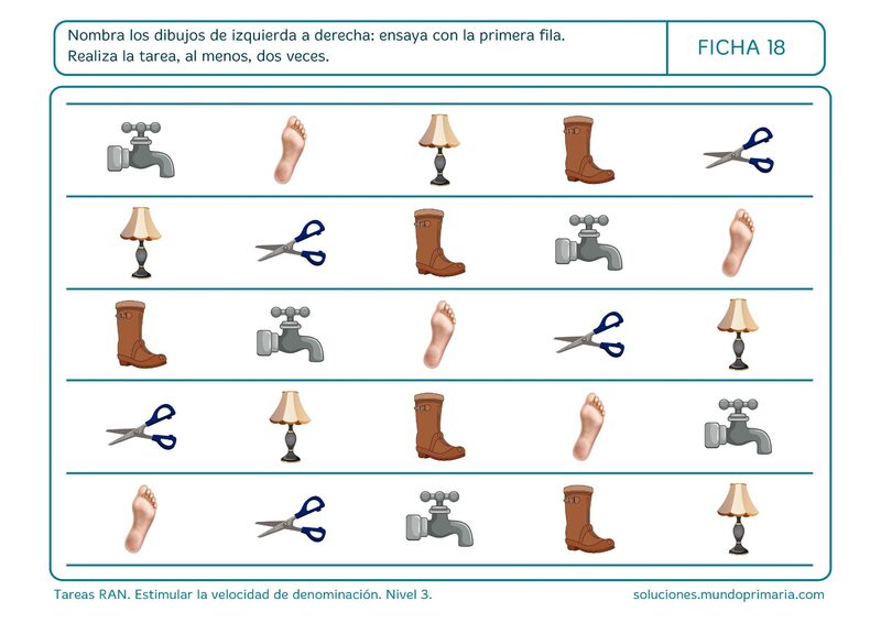 Página de muestra del cuaderno