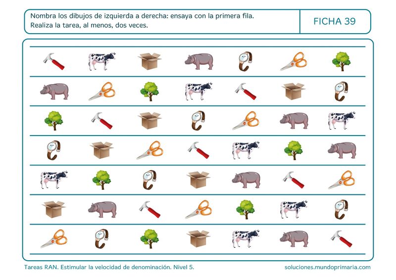 Página de muestra del cuaderno